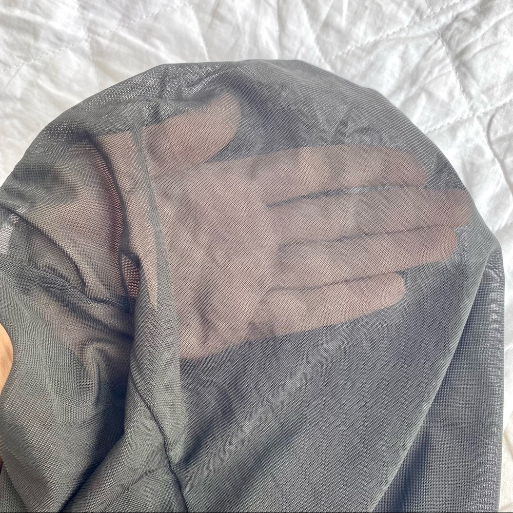 Fully Stretchable Soft Net Sheer Mesh Leggings, Free Size - Picture 4 of 8